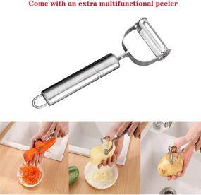 img 2 attached to Sythers 3-in-1 Stainless Steel Hand-cranking Apple Peeler Corer Slicer