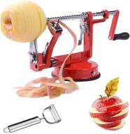 sythers 3-in-1 stainless steel hand-cranking apple peeler corer slicer logo