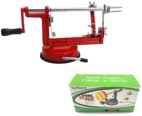 img 1 attached to Sythers 3-in-1 Stainless Steel Hand-cranking Apple Peeler Corer Slicer