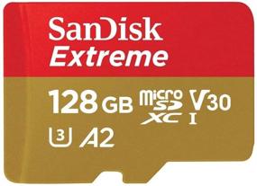 img 2 attached to 📸 SanDisk Extreme 128GB MicroSDXC Memory Card for DJI Pocket 2 Osmo Series | UHS-1 U3 / V30 A2 | 4K Class 10 Speed Grade 3 (SDSQXA1-128G-GN6MN) | Bundle with 1 Everything But Stromboli SD & Micro Card Reader