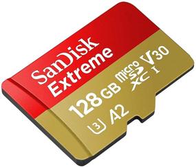 img 1 attached to 📸 SanDisk Extreme 128GB MicroSDXC Memory Card for DJI Pocket 2 Osmo Series | UHS-1 U3 / V30 A2 | 4K Class 10 Speed Grade 3 (SDSQXA1-128G-GN6MN) | Bundle with 1 Everything But Stromboli SD & Micro Card Reader