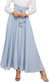 img 4 attached to 👗 SweatyRocks Women's Elegant Pleated Skirts: Classy Women's Clothing for Skirts