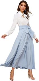 img 1 attached to 👗 SweatyRocks Women's Elegant Pleated Skirts: Classy Women's Clothing for Skirts