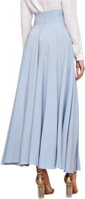 img 3 attached to 👗 SweatyRocks Women's Elegant Pleated Skirts: Classy Women's Clothing for Skirts