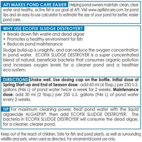 img 1 attached to 1-Gallon Bottle of API POND ECOFIX SLUDGE DESTROYER – Pond Water Clarifier and Sludge Remover Treatment (147C)