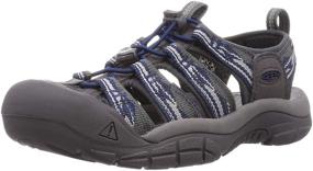 img 4 attached to Ultimate Comfort and Style: KEEN Women's Newport Sandal Black Athletic Shoes for Active Women