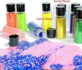 img 3 attached to 🎨 LIKEGOR 120g Extra-Fine Glitter - Versatile Craft, Makeup, Nail Art Pigment Glitter