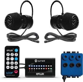 img 4 attached to 🐠 Dual eFlux Aquarium Wave Pumps, 1,050gph - Set of 2 Wave Maker Water Circulation Pumps for Freshwater and Saltwater Fish Tanks - Various Adjustable Flow Modes - Wireless Remote Control