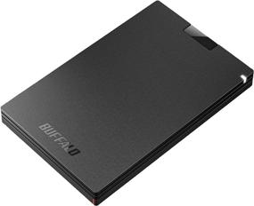 img 4 attached to BUFFALO Внешний SSD на 1 ТБ - совместим с PS4/PS5/Windows/Mac - USB-C/USB-A - USB 3.2 - Внешний твердотельный накопитель - SSD-PG1.0U3B