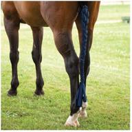 🐎 sleek sleepwear for horses - 3 tube equine tail bag in solid colors logo