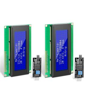 img 4 attached to 🔵 ICQUANZX 2PCS 2004 20x4 LCD Module IIC I2C Interface Adapter Blue Backlight - Arduino R3 & Raspberry MEGA2560 Compatible