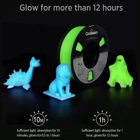 img 3 attached to Glow In The Dark PLA Filament 1 by CooBeen: Innovative Illumination for 3D Prints