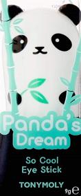 img 1 attached to 🐼 Оставайтесь прохладными с TONYMOLY Panda's Dream So Cool Eye Stick - освежающим уходом для глаз