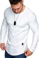 стильные мужские футболки с круглым вырезом для атлетичных модных энтузиастов. логотип