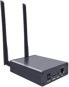 img 4 attached to 📺 ISEEVY Wi-Fi H.264 видеоэнкодер HDMI для IPTV, прямой трансляции и трансляции - расширенная поддержка RTMP, RTMPS, SRT, RTSP, UDP, HTTP, FLV, HLS, TS протоколов на различных платформах прямых трансляций