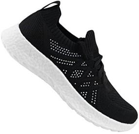 img 1 attached to 👟 GLETEE Women's Slip-On Athletic Walking Shoes for Women