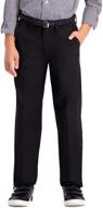 👦 stylish haggar boys youth slim black boys' clothing and pants - perfect fit for modern style logo