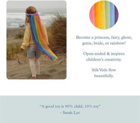 img 2 attached to 🌈 Sarah's Silks Rainbow Silk Veil