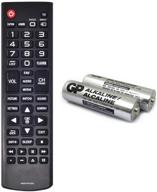 replacement remote akb74475433 for lg tv models 43lx310c, 55lf6000, 60lx341c, 42lx330c, 42lx530s, 49lx341c, 49lx540s, 55lx540s, 60lx540s, 42lf5600, 49lx310c, 55lb6000, 55lx341c, and 65lx341c with 2 gp alkaline batteries logo