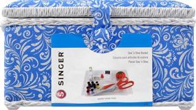 img 2 attached to 🧵 Convenient and Stylish SINGER 07228 Sewing Basket with Sewing Kit, Needles, Thread, Pins, Scissors, and Notions