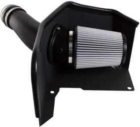 img 1 attached to 🚀 Enhance Performance with aFe Power Magnum FORCE 51-10792 Ford Diesel Truck 94-97 V8-7.3L Performance Intake System (Dry, 3-Layer Filter)