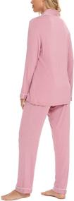 img 2 attached to 🌙 Stylish and Comfortable Samring Women's Sleepwear Nightwear with Convenient Pockets - Must-Have Women's Clothing