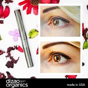 img 2 attached to 🌿 MIRACLE! 2 pcs DIZAO ORGANICS - 95% Organic 100% Natural Moisturizing Black Mascara with Rice Bran and Coffee Bean Extract. Made in USA.