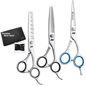 img 4 attached to JW S2 Trio Shear Kit: Cutting, Blending, and Texturizing (5.5 Inch) - Enhance Precision with this All-in-One Styling Set