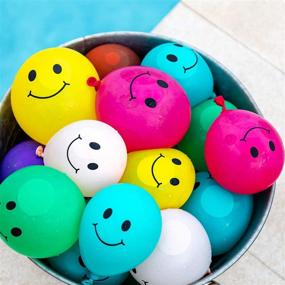 img 3 attached to 🎉 Optimized Search: Peachy Party Smiling Water Balloons