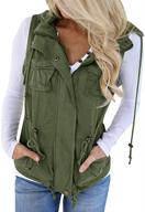 🧥 hestenve military sleeveless drawstring women's lightweight coats, jackets, and vests for better seo logo