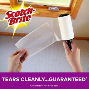 img 2 attached to Scotch-Brite Extra Sticky Pet Hair Lint Roller - 4,400 Sheets