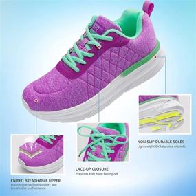 img 2 attached to STQ Breathable Sneakers Comfortable Everyday Women's Shoes