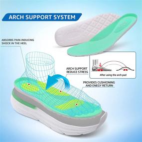 img 1 attached to STQ Breathable Sneakers Comfortable Everyday Women's Shoes