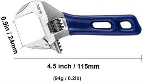 img 3 attached to 🔧 Top-rated HQC Piece Adjustable Wrenches4: Versatile, Durable, and Efficient