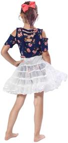 img 2 attached to 🎃 Vintage Style Halloween Costume Petticoat - Malco Modes Little Betty Petticoat, Style 178 for Party Wear, Festive Look, and Crinoline