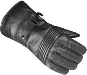 img 3 attached to Warm and Stylish Men's Classic Winter Motorcycle Gloves for Cold Weather Riding