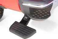 🛏️ amp research bedstep retractable bumper step for silverado/sierra 1500/2500/3500 (2014-2019), black, large logo
