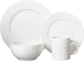 img 3 attached to 🍽️ Pfaltzgraff Sylvia 16-Piece Dinnerware Set