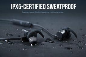 img 2 attached to Creative Outlier ONE V2: High-Performance Bluetooth 5.0 Sweatproof In-Ear Headphones with IPX5 Rating - Ideal for Gym, Running, Sports, and Any Workout!