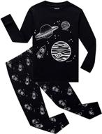 100% cotton kids pjs sets - little big boys pajamas logo