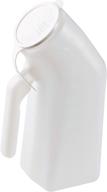 💦 convenient carex portable urinal for men: durable plastic design logo