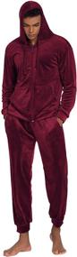 img 1 attached to Ekouaer Hooded Pajamas Clearance Sleepwear