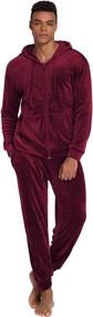 img 4 attached to Ekouaer Hooded Pajamas Clearance Sleepwear