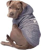 cozy caribou hoodie marled dog 🐾 coat - size 8, grey by canada pooch логотип