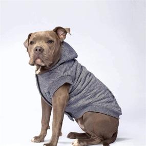 img 3 attached to Cozy Caribou Hoodie Marled Dog 🐾 Coat - Size 8, Grey by Canada Pooch