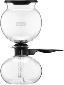 img 4 attached to ☕ Bodum PEBO Coffee Maker – Vacuum Siphon Brewer for Slow, Bold Flavor: 8 Cup, 1L, European Made, Black