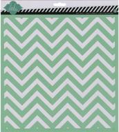 heidi swapp 12x12 chevron stencil: enhance your crafts with stunning chevron designs logo