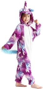 img 1 attached to 🦄 Unicorn Onesie Pajamas Costume for Halloween