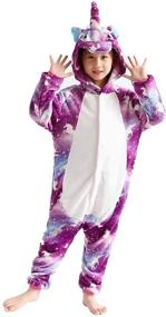 img 3 attached to 🦄 Unicorn Onesie Pajamas Costume for Halloween