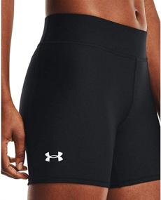 img 1 attached to 🔥 Enhance Your Performance with Under Armour Women's HeatGear Armour Mid Rise Middy